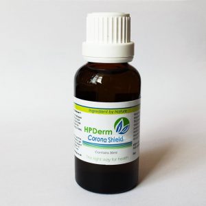The ‘CoronaShield’ aims to protect healthy people as well as relief sick people by preventing a wide range of infections. The ‘CoronaShield’ approach is to strengthenthen & prmote self-immunity with 30 homeopathic ingredients.